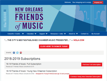 Tablet Screenshot of friendsofmusic.org